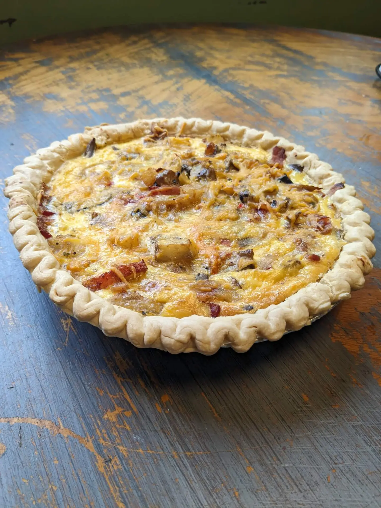 Brown Beauty Oyster Mushroom Frittata | Pebble Creek Produce