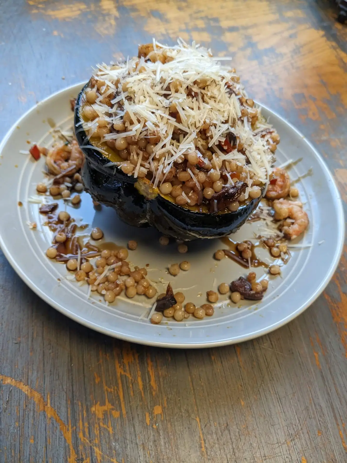 Brown Beauty Stuffed Acorn Squash | Pebble Creek Produce